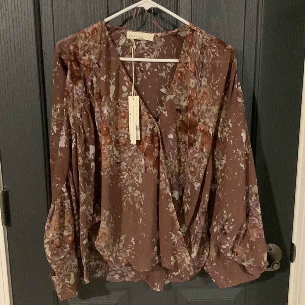 Lovestitch Ladies Large Blouse Oversized
